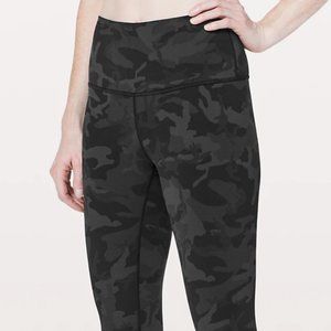 Lululemon Wunder Under cropped high rise leggings